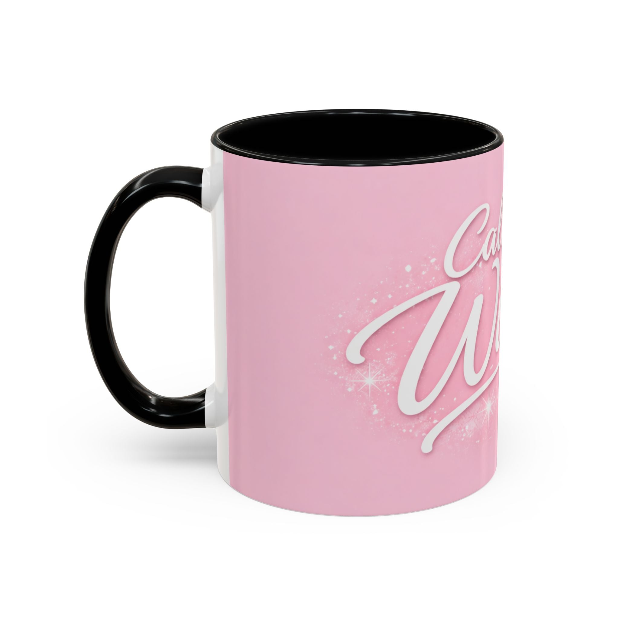 Call Me Wifey Pink Accent Coffee Mug – 11/15oz Romantic Bridal Gift