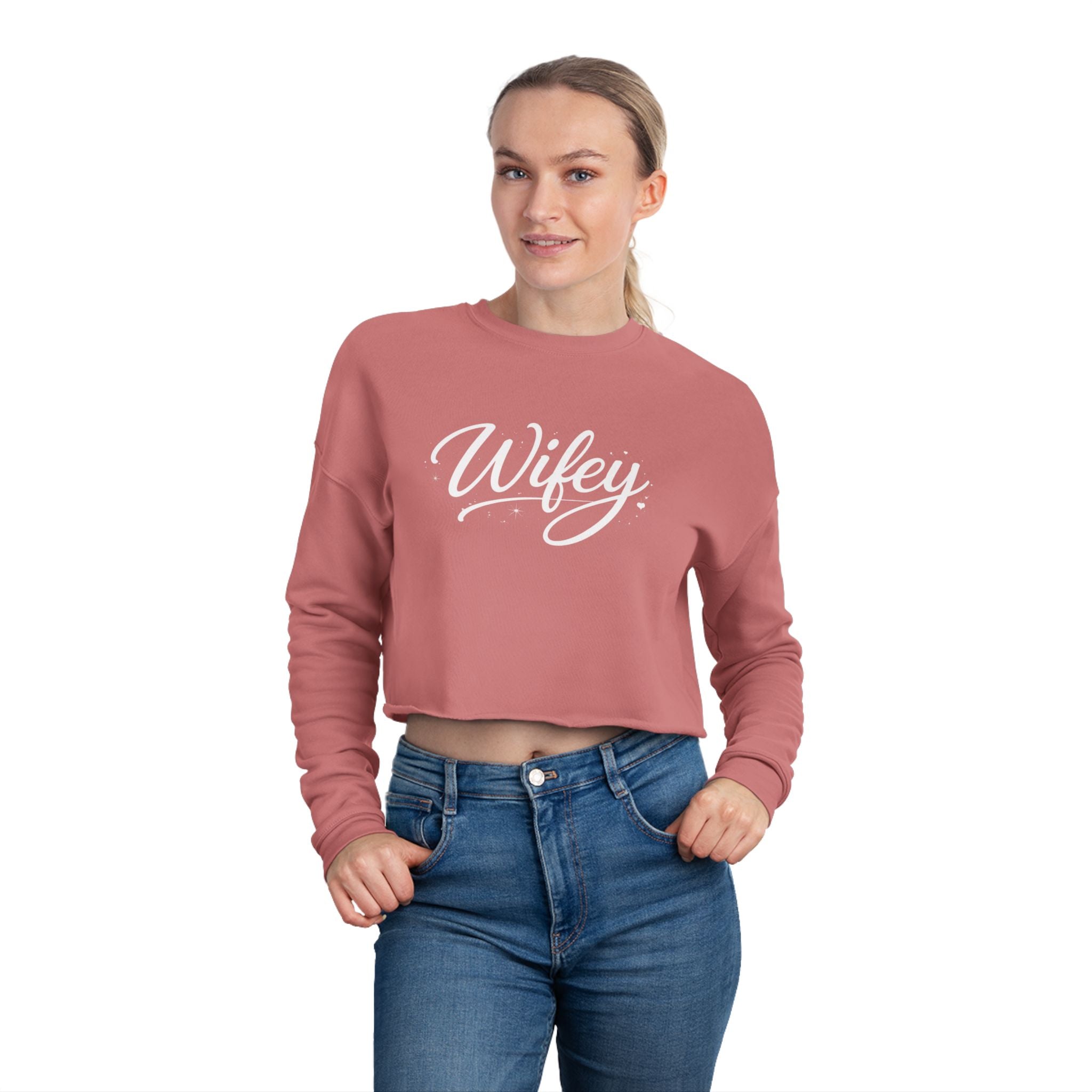 Wifey Cropped Sweatshirt